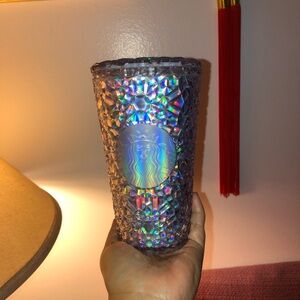 Starbucks Holographic Crystal Tumbler - Iridescent Rainbow